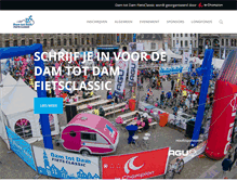 Tablet Screenshot of damtotdamfietsclassic.nl